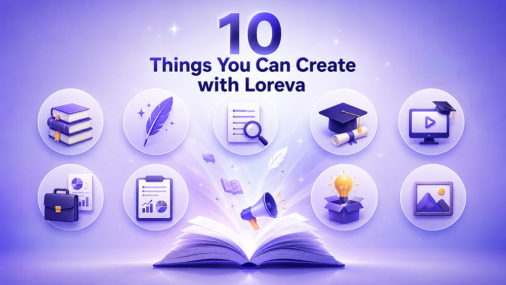 10 أشياء يمكنك إنشاؤها باستخدام Loreva