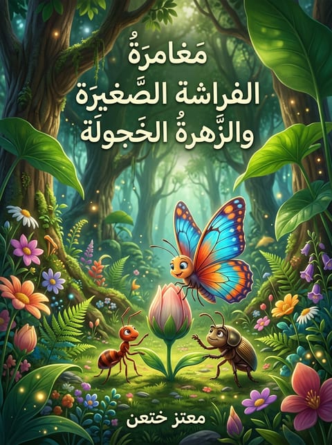 مغامرة الفراشة الصغيرة والزهرة الخجولة