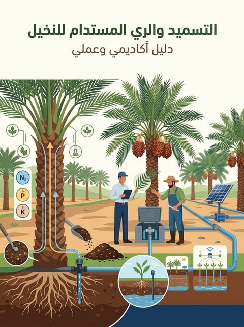 التسميد والري المستدام للنخيل: دليل أكاديمي وعملي